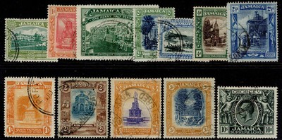 jamaica-gv-sg78-89-1919-21-complete-set-fine-used-cat-400