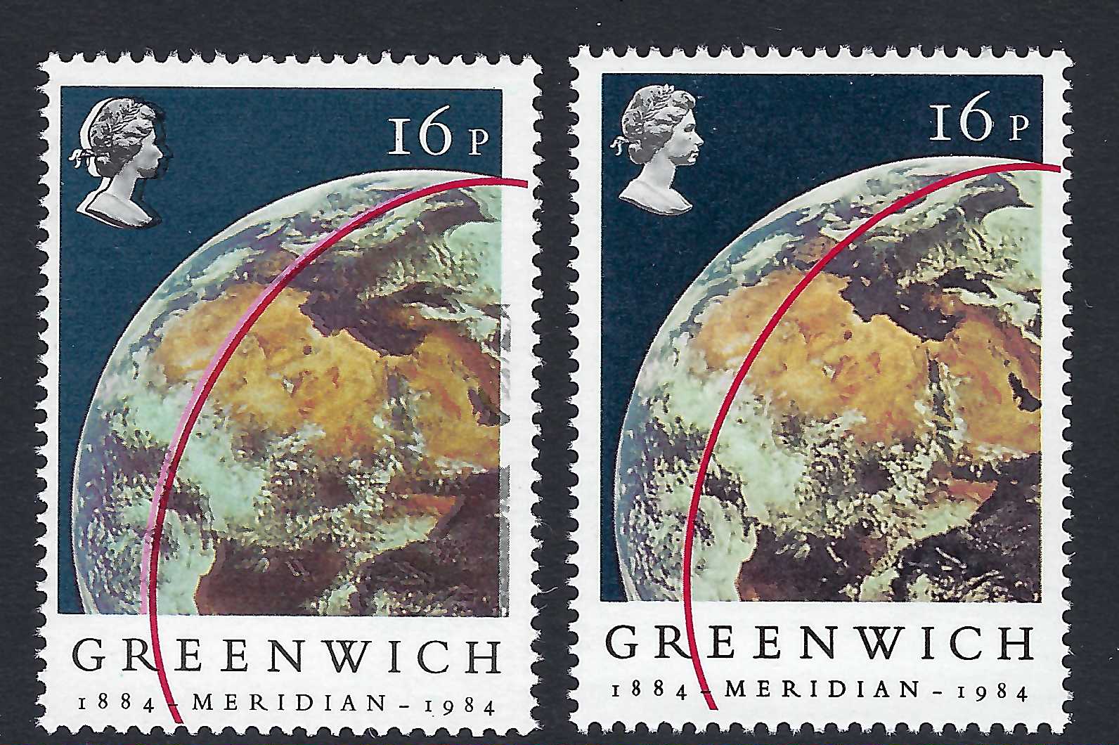 1984-greenwich-16p-black-red-colour-shift-error