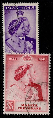 malaysia-trengganu-gvi-sg61-62-1948-rsw-set-fine-used-cat-47