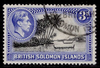 british-solomon-islands-gvi-sg65-3d-black-ultramarine-fine-used