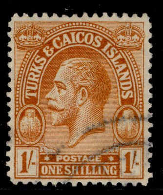 turks-caicos-islands-gv-sg172-1s-brown-orange-used-cat-23