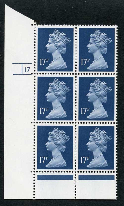 sgx910-var-1990-17p-deep-blue-cb-cyl-17-no-dot-ungummed-on-left-margin-1st-3
