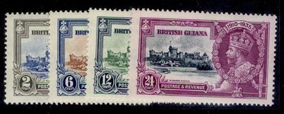 british-guiana-gv-sg301-304-1935-silver-jubilee-set-m-mint-cat-24