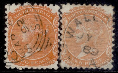 australia-south-australia-qv-sg168-168c-2d-shade-varieties-fine-used