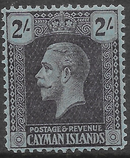 cayman-islands-sg80-1922-2-violet-on-blue-mtd-mint