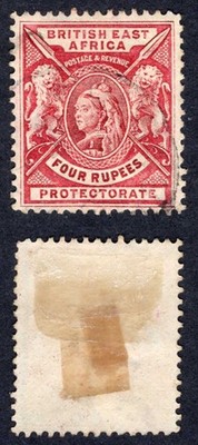 british-east-africa-company-sg78-4r-carmine-red-used-cat-85-pounds