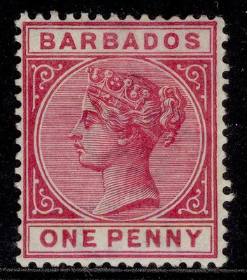 barbados-qv-sg92-1d-carmine-m-mint-cat-65