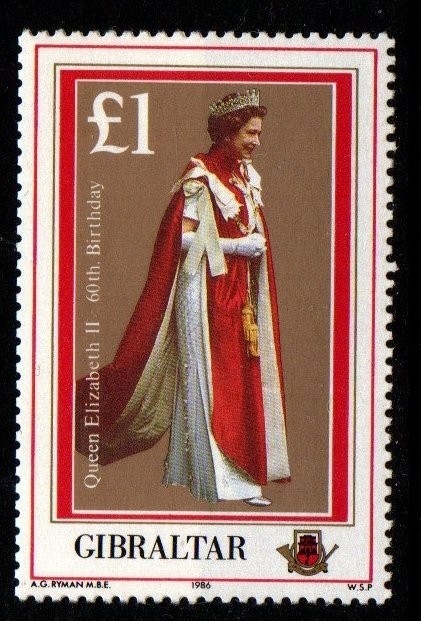 gibraltar-sg540-1986-60th-birthday-of-queen-elizabeth-ii-mnh