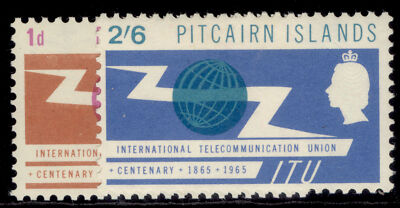 pitcairn-islands-qeii-sg49-50-1965-itu-centenary-set-lh-mint