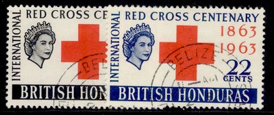 british-honduras-qeii-sg215-216-1963-red-cross-centenary-set-fine-used