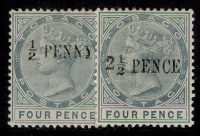 tobago-qv-sg30-31-1891-92-complete-set-m-mint-cat-56