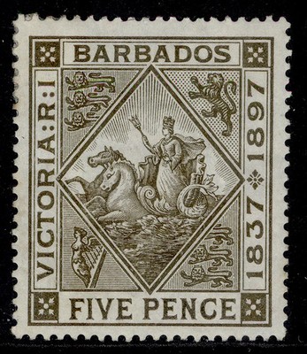 barbados-qv-sg120-5d-olive-brown-unused-cat-45