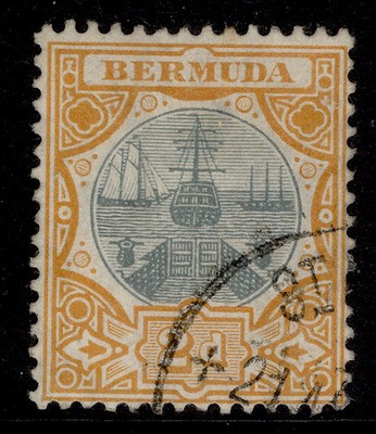 bermuda-edvii-sg39-2d-grey-orange-fine-used-cat-10