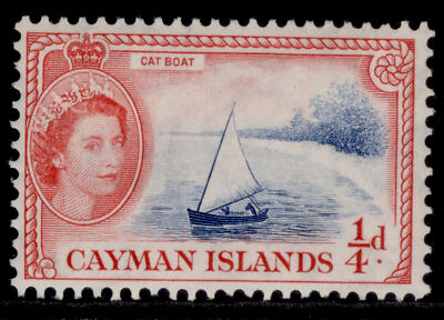 cayman-islands-qeii-sg148-d-deep-bright-blue-rose-red-nh-mint