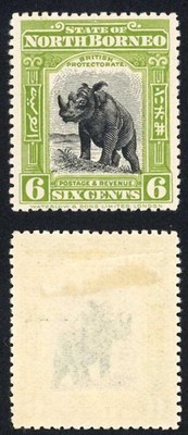 north-borneo-sg168-6c-apple-green-fresh-colour-m-m-white-gum-cat-50-pounds