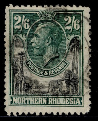 northern-rhodesia-gv-sg12-2s-6d-black-green-fine-used-cat-18
