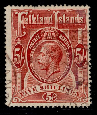 falkland-islands-gv-sg67-5s-deep-rose-red-used-cat-130