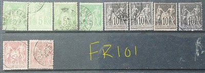 france-1877-pax-mercur-type-i-n-under-b-set-ex-2f-col-vars-used-fr101