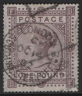 gb-1867-1-brown-lilac-wmk-mx-fu-sg129-good-colour-fine-cds-box-cancel