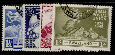 swaziland-gvi-sg48-51-anniversary-of-upu-set-fine-used