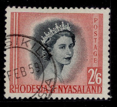 rhodesia-nyasaland-qeii-sg12-2s-6d-black-rose-red-fine-used
