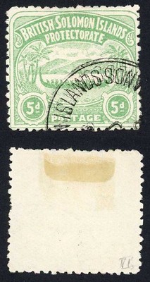 solomon-is-sg5-5d-ultramarine-large-canoe-shortlands-cds-cat-80-pounds