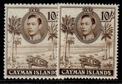 cayman-islands-gvi-sg126-126a-10s-perf-varieties-m-mint-cat-75