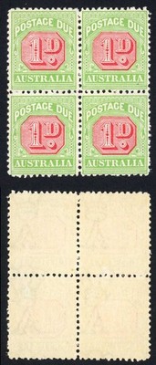 australia-sgd78-1d-post-due-perf-11-wmk-upright-u-m-block-cat-92-pounds