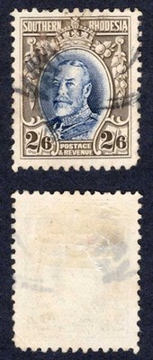 southern-rhodesia-sg26-2-6-perf-12-used-cat-45-pounds