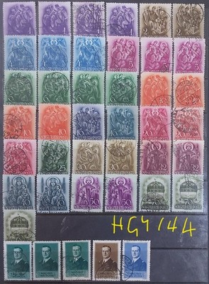 hungary-1938-collection-with-used-sets-colour-vars-hgy144