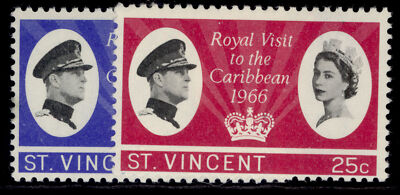 st-vincent-qeii-sg250-251-1966-royal-visit-set-m-mint