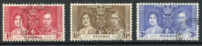 nigeria-sg46-8-1937-coronation-1-1-2d-tiny-tone-spot-cat-10-5-pounds