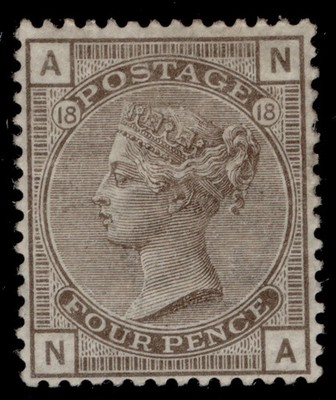 gb-qv-sg160-4d-grey-brown-plate-18-m-mint-cat-350-na