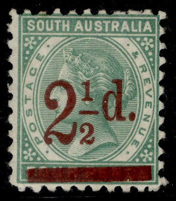 australia-south-australia-qv-sg229-2d-on-4d-pale-green-lh-mint
