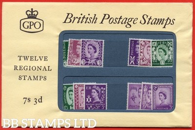 1960-regional-pack-of-12-values-uk-edition-a-very-fine-example-of-this-b87667
