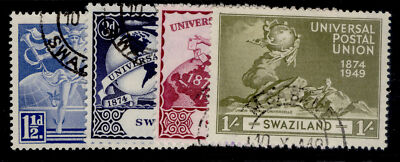 swaziland-gvi-sg48-51-anniversary-of-upu-set-fine-used