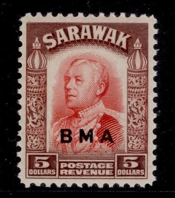 sarawak-gvi-sg144-5-scarlet-red-brown-nh-mint-cat-200