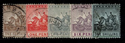 barbados-edvii-sg163-169-1909-10-complete-set-fine-used-cat-90