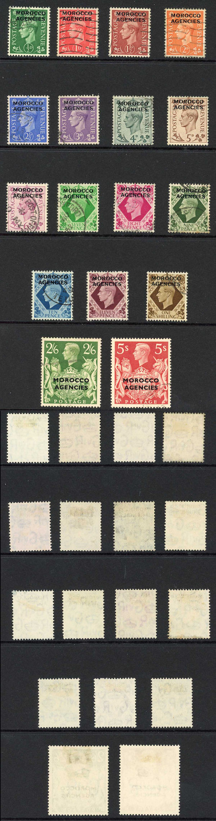 morocco-agencies-sg77-93-set-of-17-fine-used-cat-250-pounds