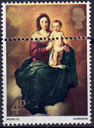 qeii-4d-1967-xmas-sg757-with-extra-perforations-u-m