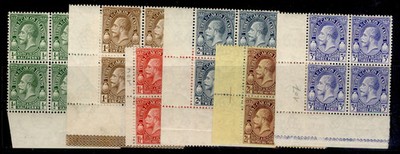 turks-caicos-gv-sg176-181-1928-blocks-x4-group-nh-mint-1928-blocks-group