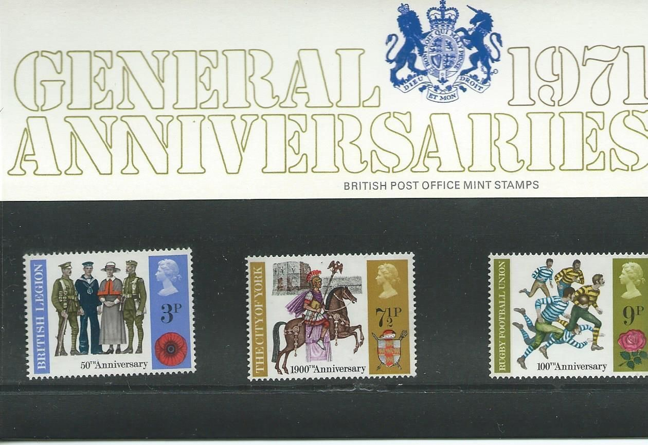 1971-general-anniversaries-presentation-pack-unmounted-mint