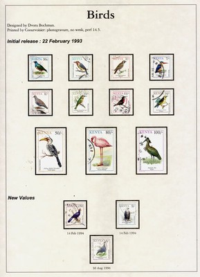 kenya-qeii-sg593-603-1993-96-birds-set-fine-used-cat-13