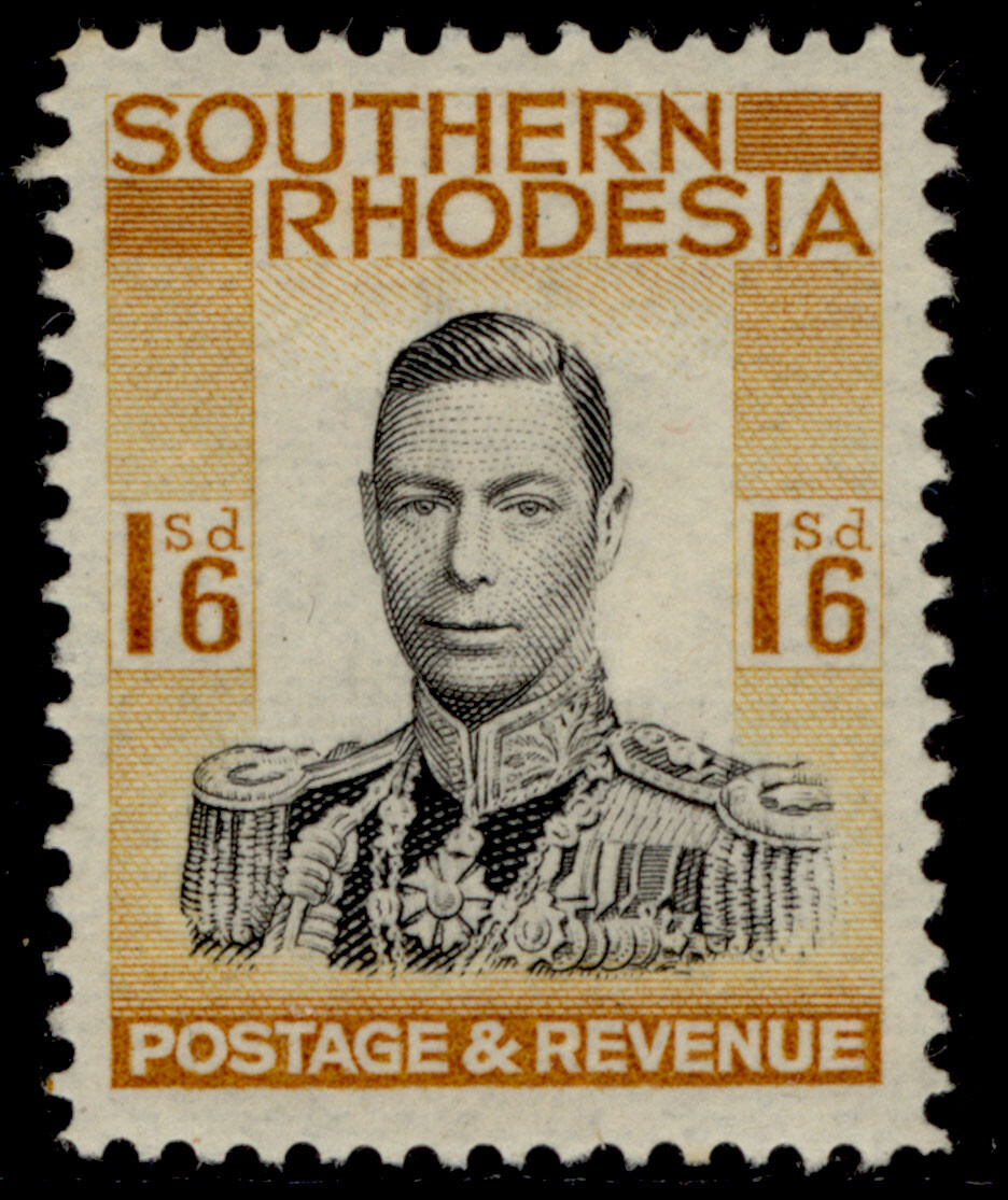 southern-rhodesia-gvi-sg49-1s-6d-black-orange-yellow-m-mint-cat-18