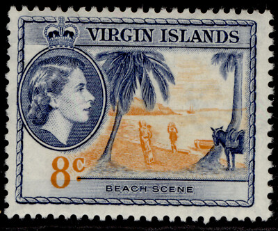 british-virgin-islands-qeii-sg155-8c-yellow-orange-deep-blue-lh-mint