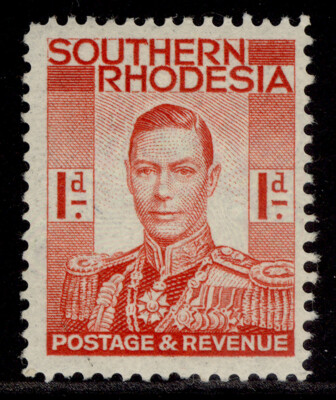 southern-rhodesia-gvi-sg41-1d-scarlet-nh-mint
