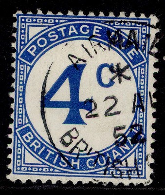 british-guiana-gvi-sg-d3-4c-bright-blue-very-fine-used-cat-18-cds