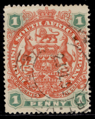 rhodesia-qv-sg67-1d-scarlet-emerald-used-cat-13