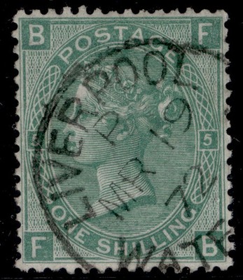 gb-qv-sg117-1s-green-plate-5-fine-used-cat-45-cds-fb