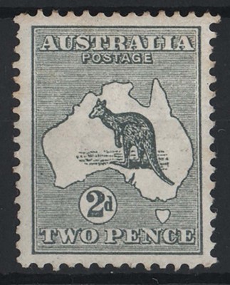 australia-1913-2d-grey-1st-wmk-sg3-f-mint-c65